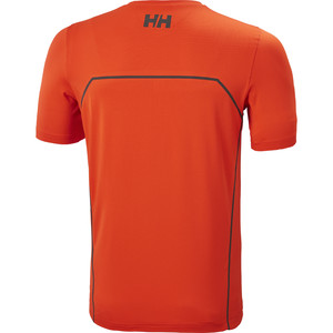 2021 Helly Hansen HP Foil Ocean T-shirt 34160 Voor Heren - Kerstomaat